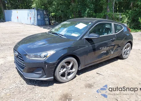 2019 Hyundai Veloster 2.0 из США, поврежденный, VIN KMHTG6AF3KU001598